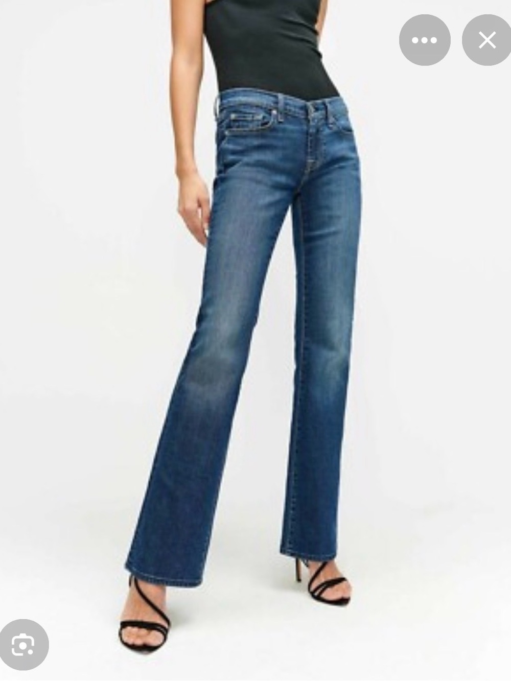 7 FOR ALL MANKIND jeans. Bootcut. Low rise.medium wash. Size 25